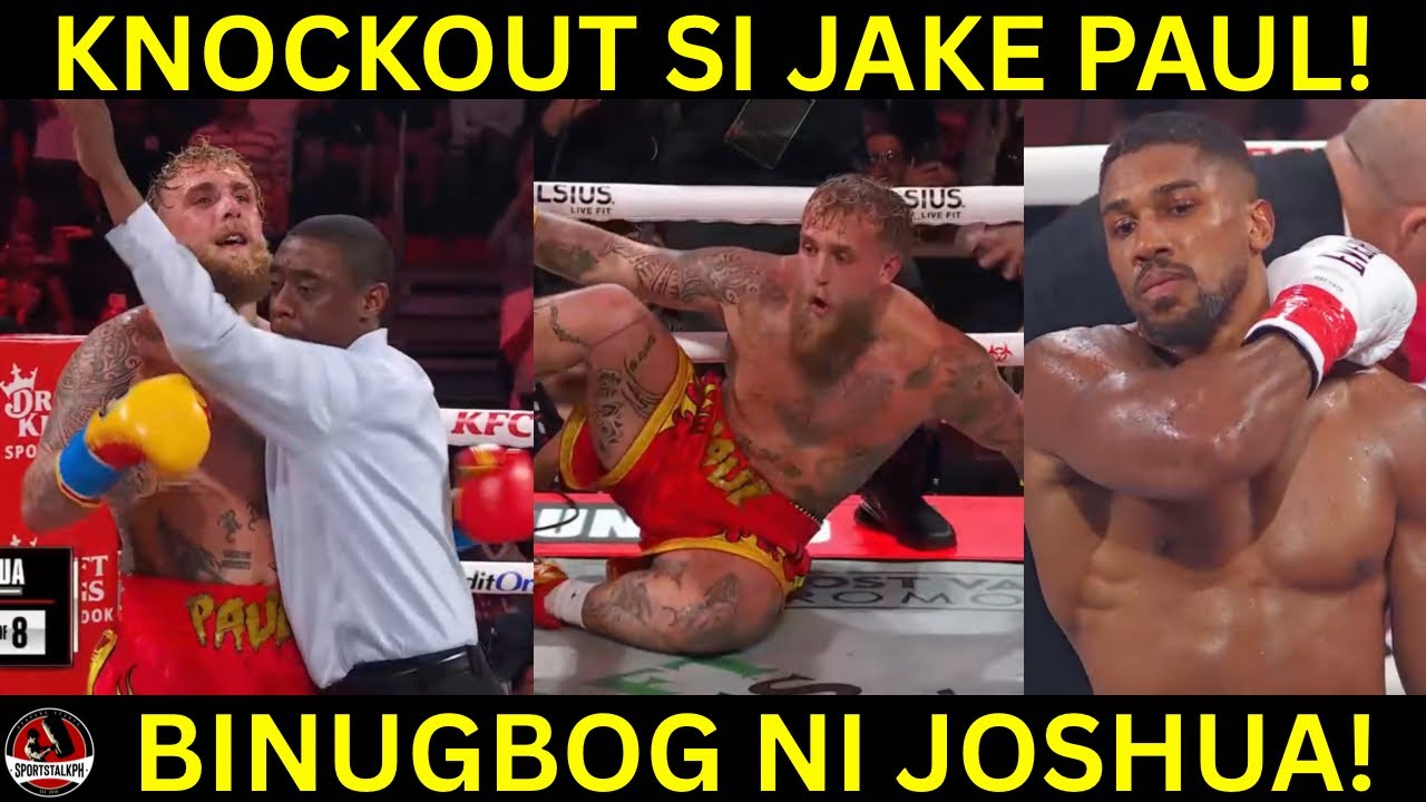 Jake Paul KNOCKOUT kay Anthony Joshua! BUGBOG 4x BAGSAK, NABALI pa ang PANGA!