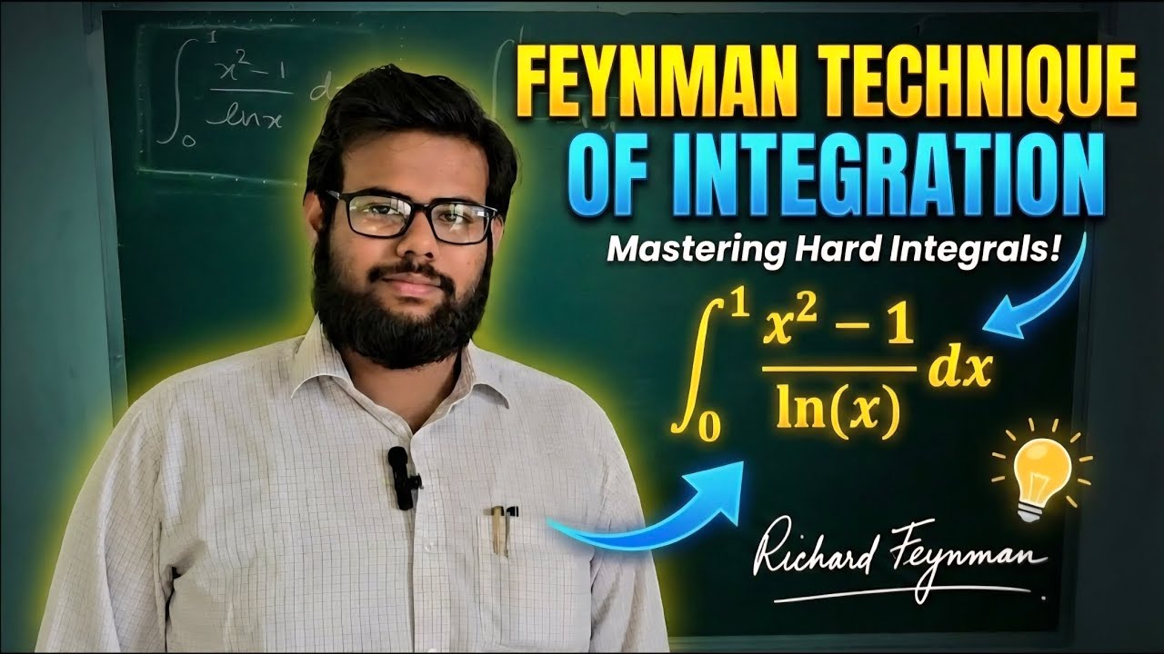 Feynman Technique of Integral ! Question Everything ! Think Deeply !