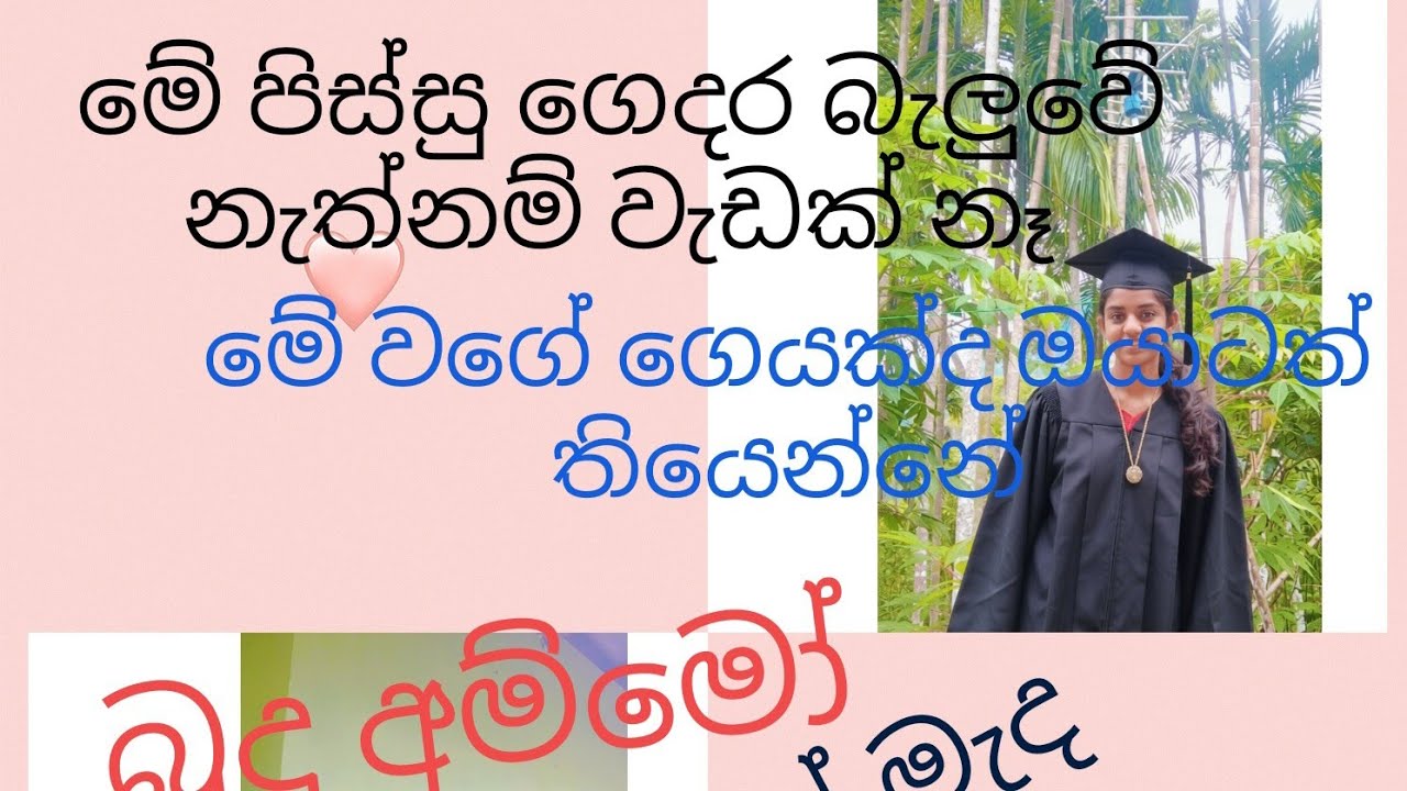 මේ තියෙන්නේ මගේ පිස්සු ගෙදර.අනිවාර්යයෙන් බැලිය යුතුයි 