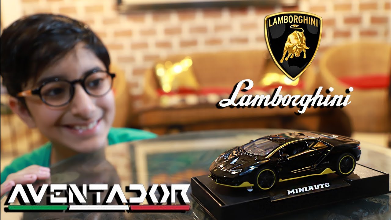 Lamborghini Aventador, Mini Auto, Die Cast Model Car, Scale 1:32, Unboxing, Review