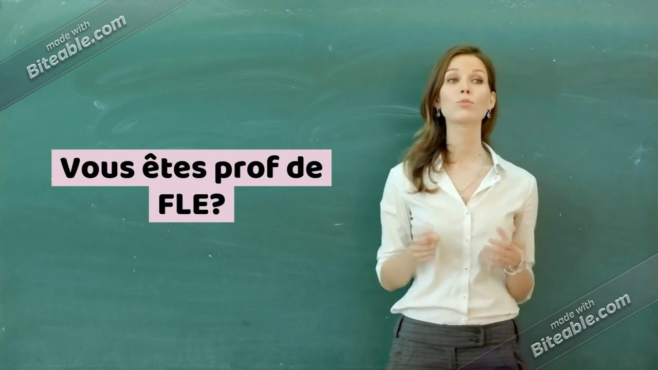 Vous &ecirc;tes prof de FLE? Retrouvez les meilleures ressources sur notre chaine.