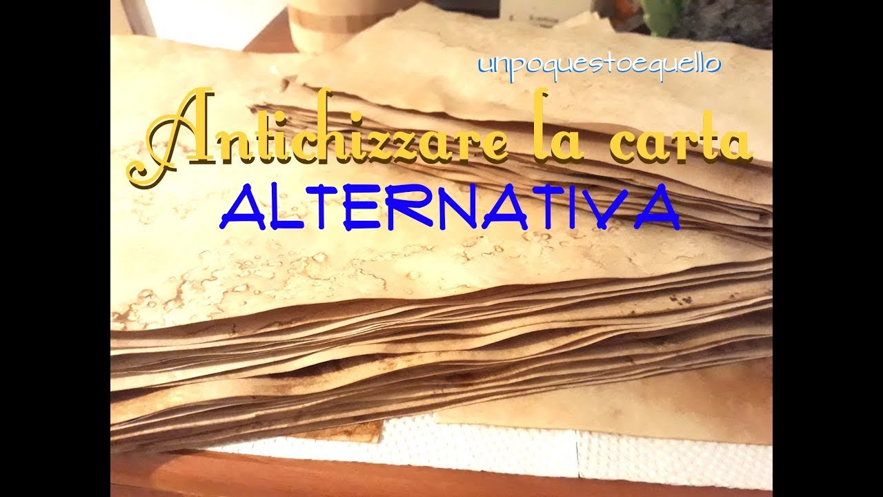 Alternativa: PERGAMENA | ANTICHIZZARE la carta 📃📄
