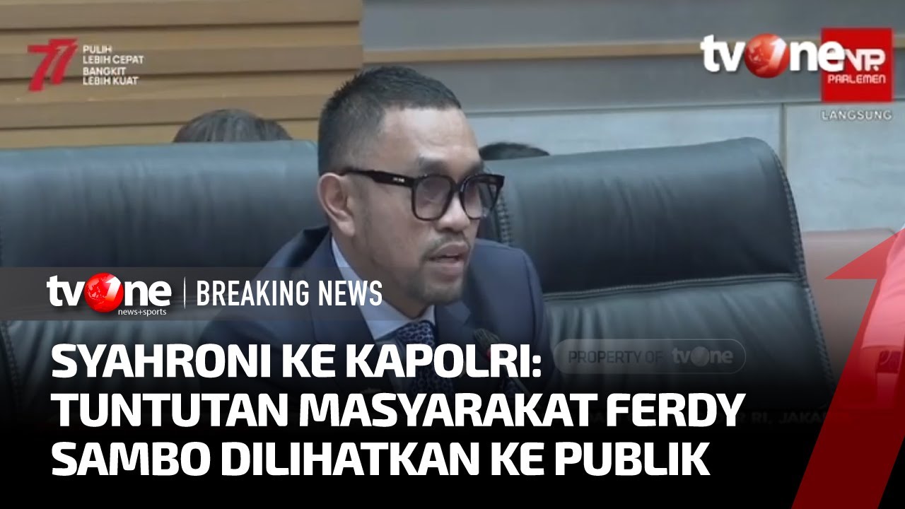 DPR Berharap Tidak Ada Pandang Bulu dalam Kasus yang Berkaitan dengan Pejabat Tinggi | tvOne