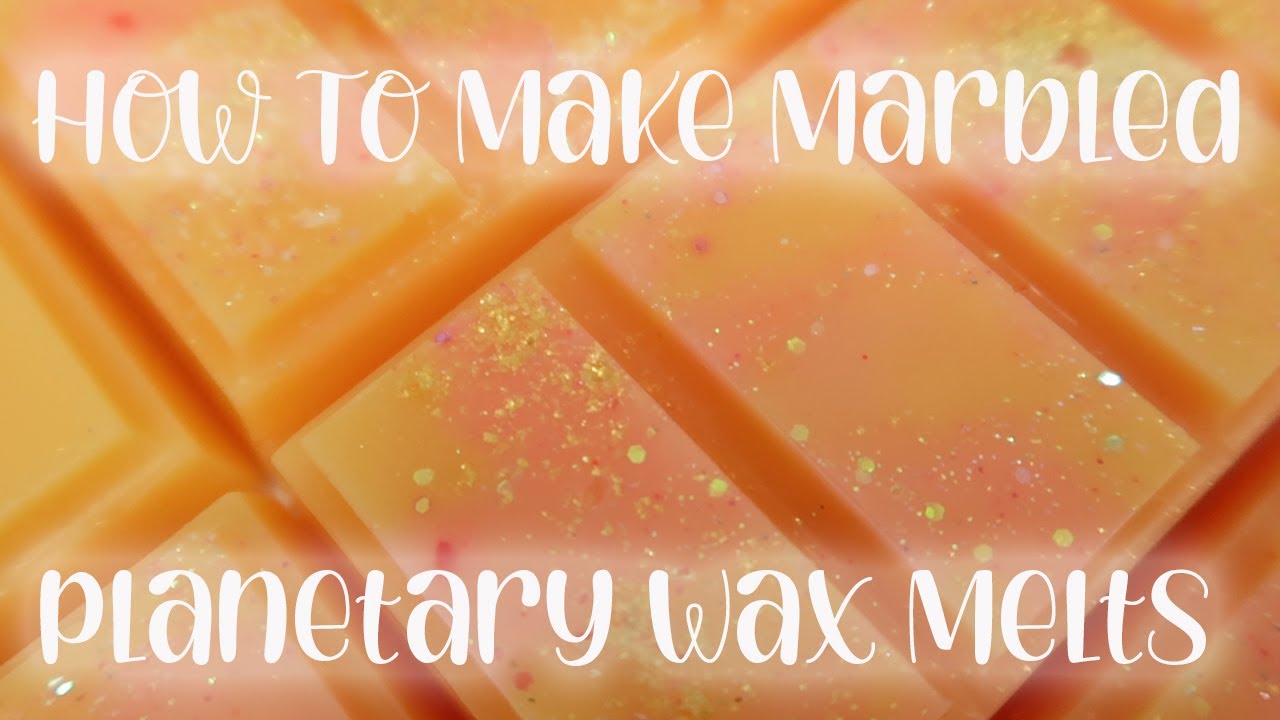 How To Make Planetary Marbled Wax Melt Snap Bars In Lush Lust