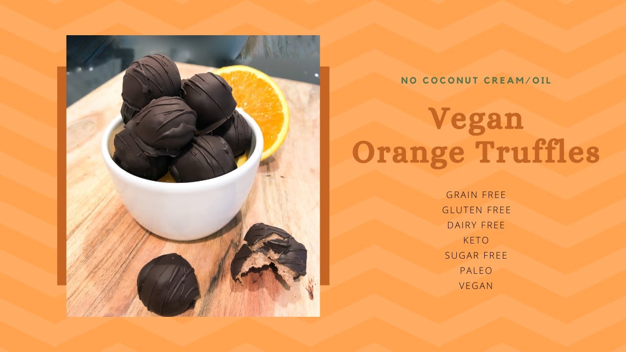Easy, Devine, VEGAN ORANGE TRUFFLE.