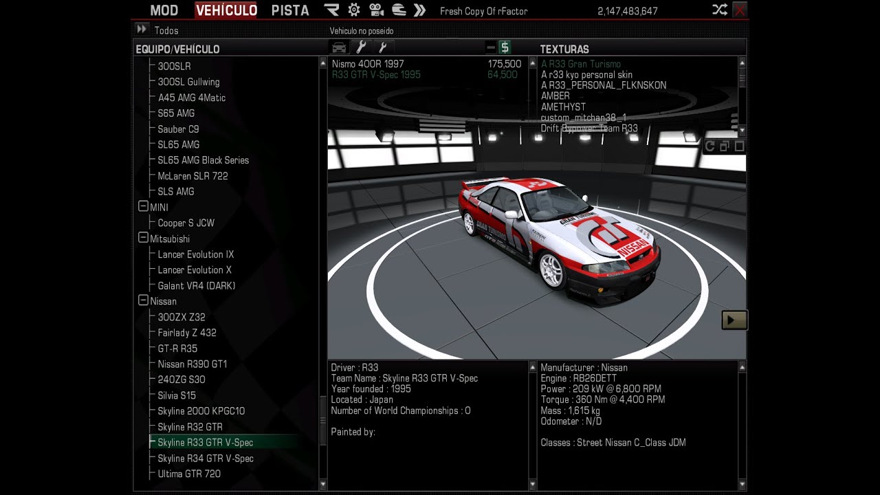 All cars Rfactor mod - Forza Turismo