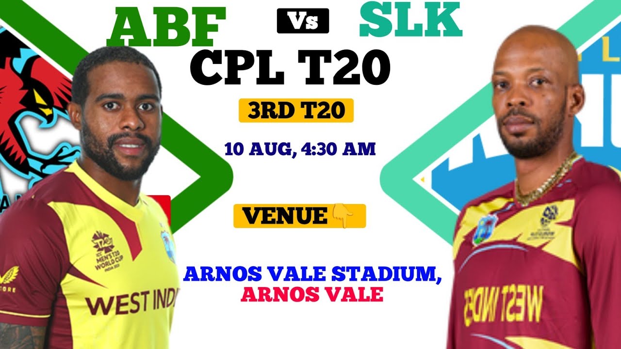 ABF VS SLK DREAM11 PREDICTION | ABF VS SLK DREAM11 Carribbean premier league ( CPL ) match team 