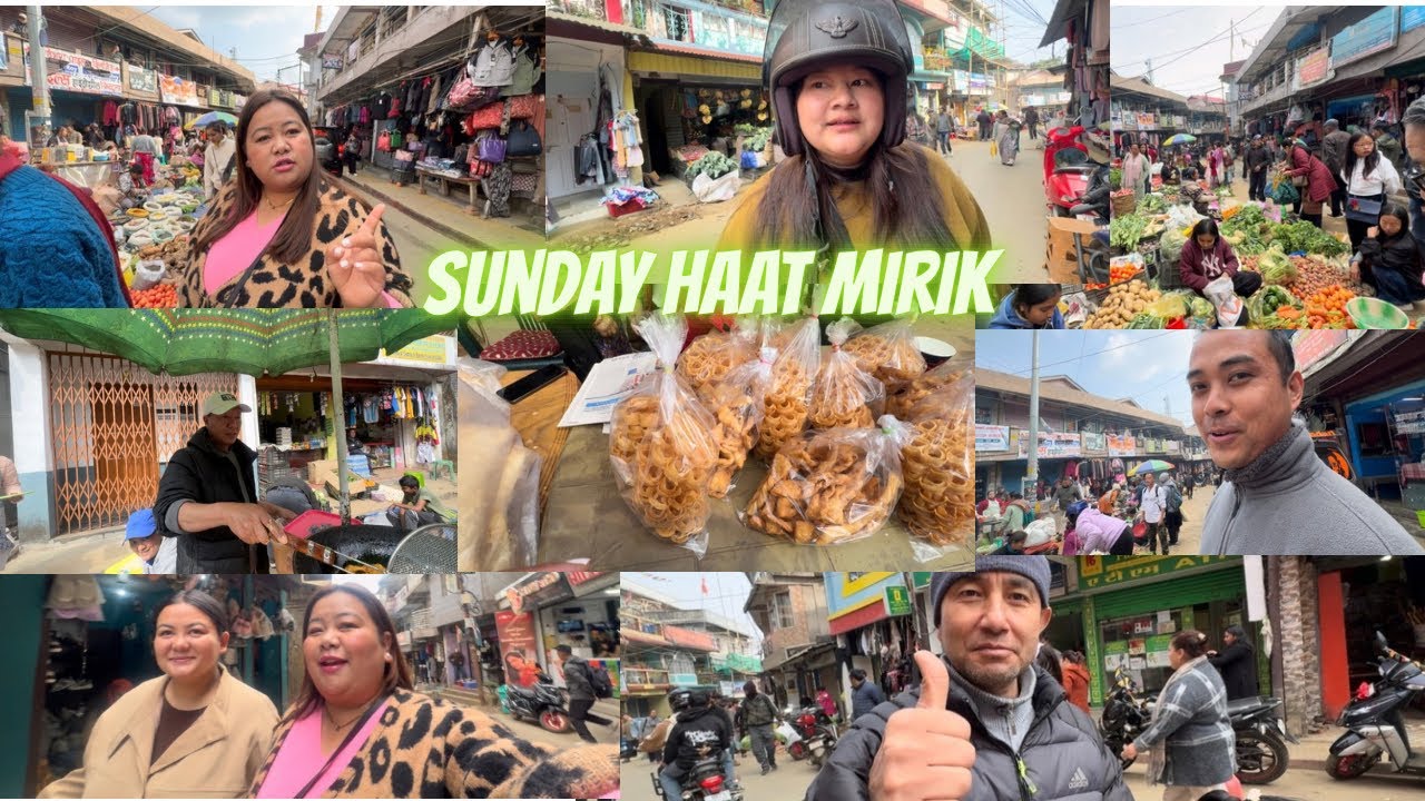 Some glimpse of Sunday Haat Mirik 👍