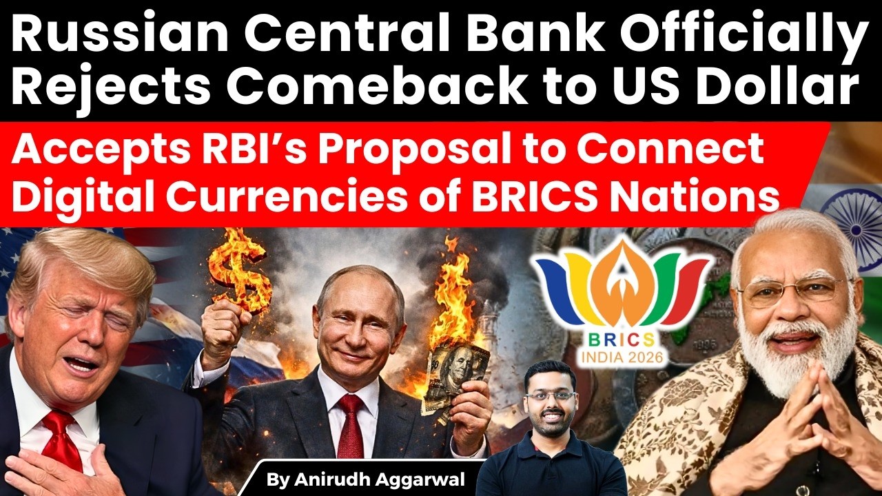 Russian Officially Rejects Comeback to US Dollar. Accepts RBI’s Proposal to link BRICS Currencies.