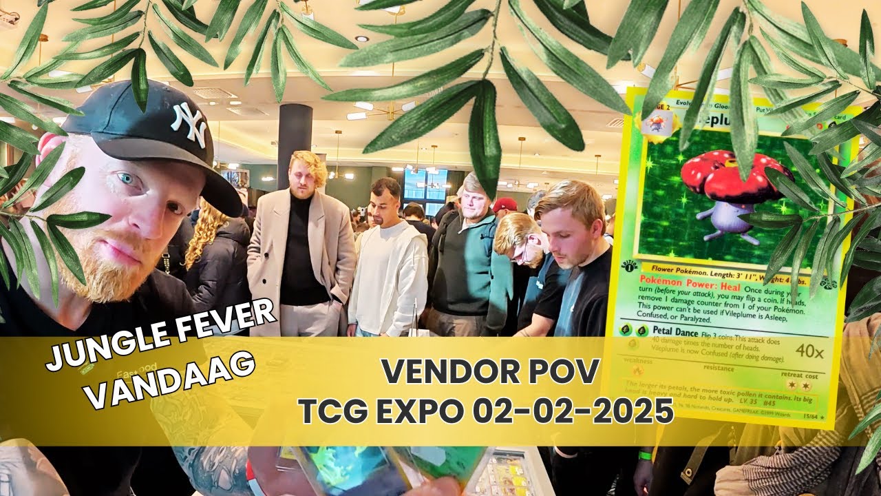 Vendor POV I TCG Expo Lelystad 02-02-25 I Jungle Fever Vandaag!