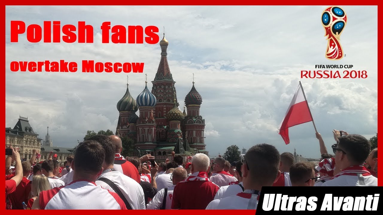 Польские болельщики обгоняют Москву I Польша-Сенегал I Кубок мира Россия 2018
