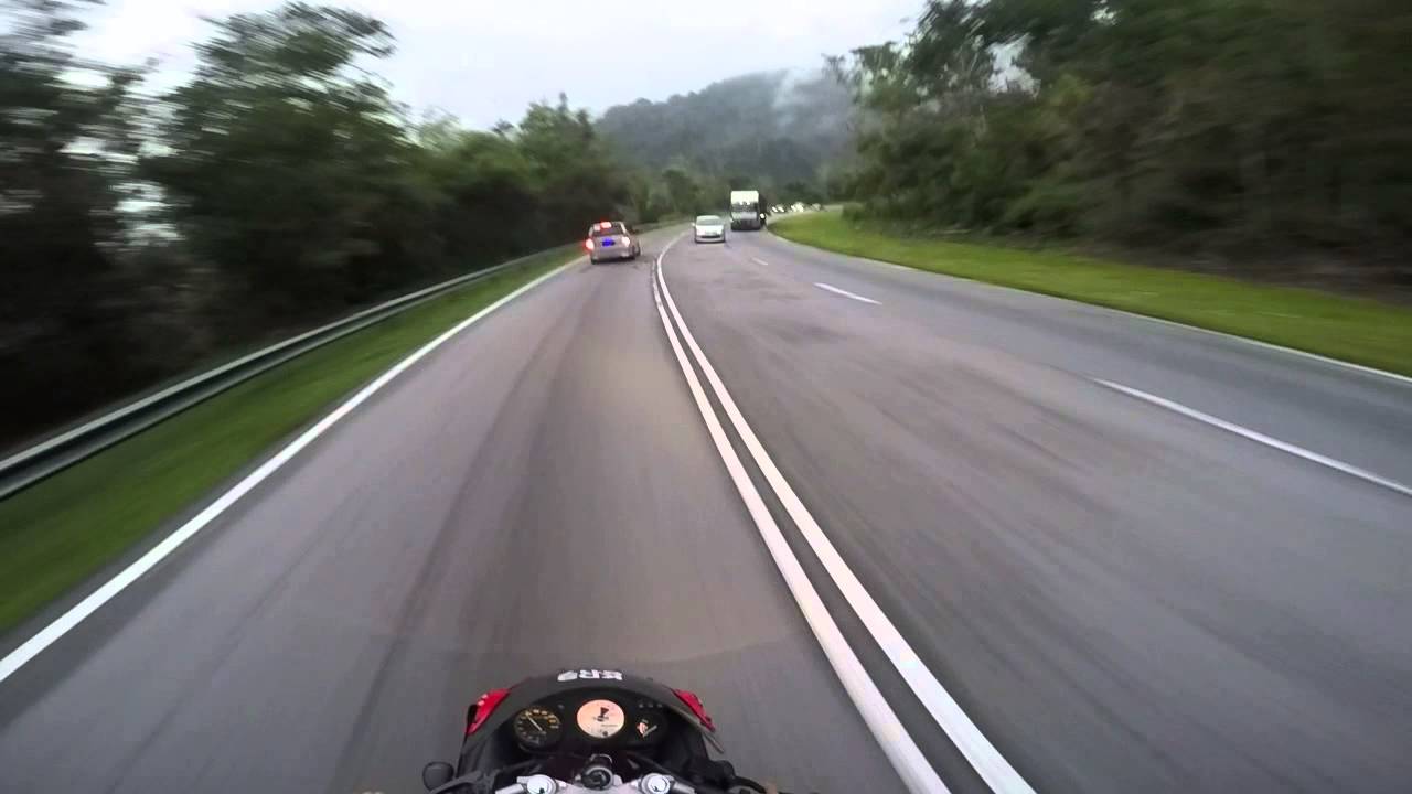 kawasaki ninja RR 150 highway Grik onboard
