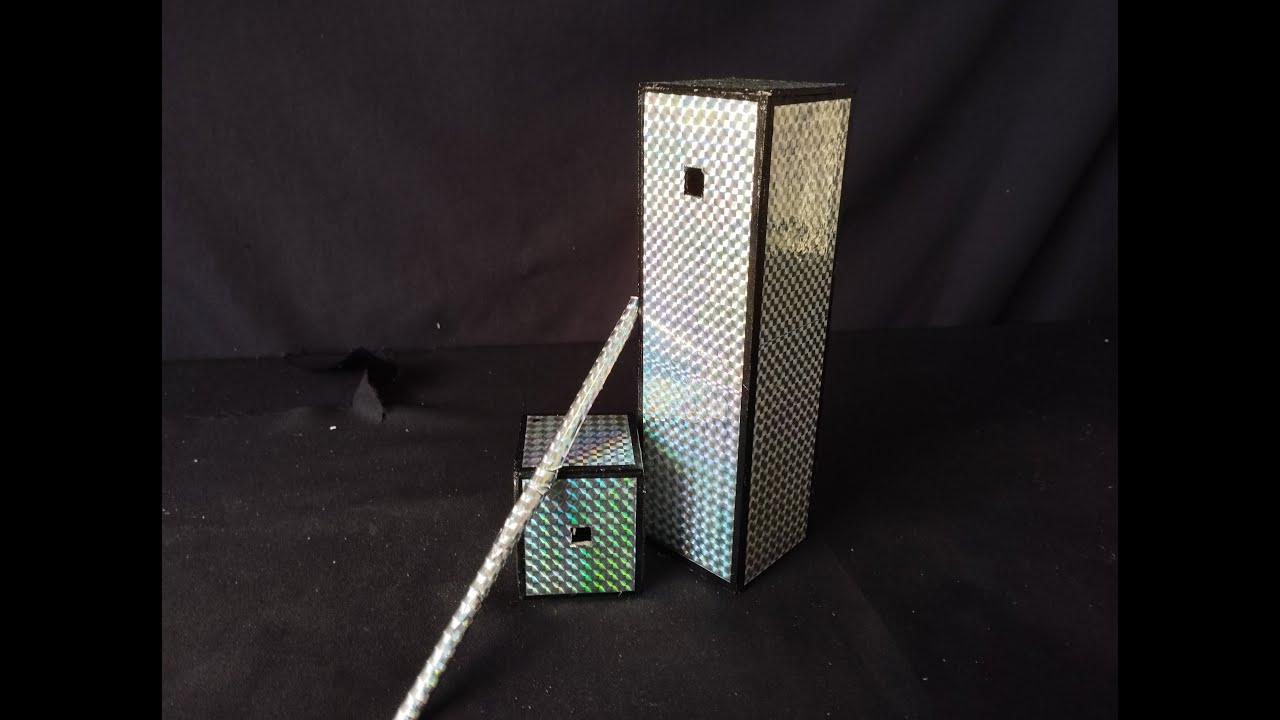 Drop cube magic trick revealed & how to make.