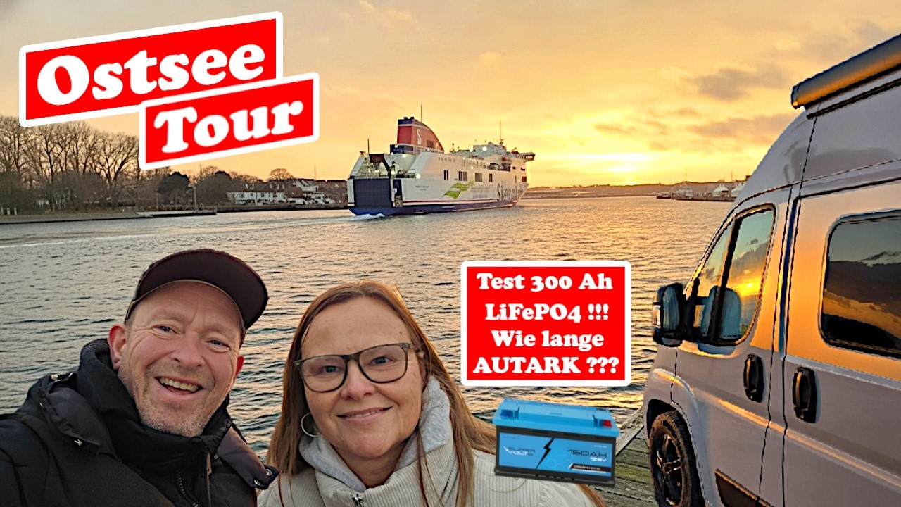 Wohnmobil Tour zur Ostsee - 100% Autark ??? Unser ultimativer LiFePO4 Test !!! Usedom bis Travemünde