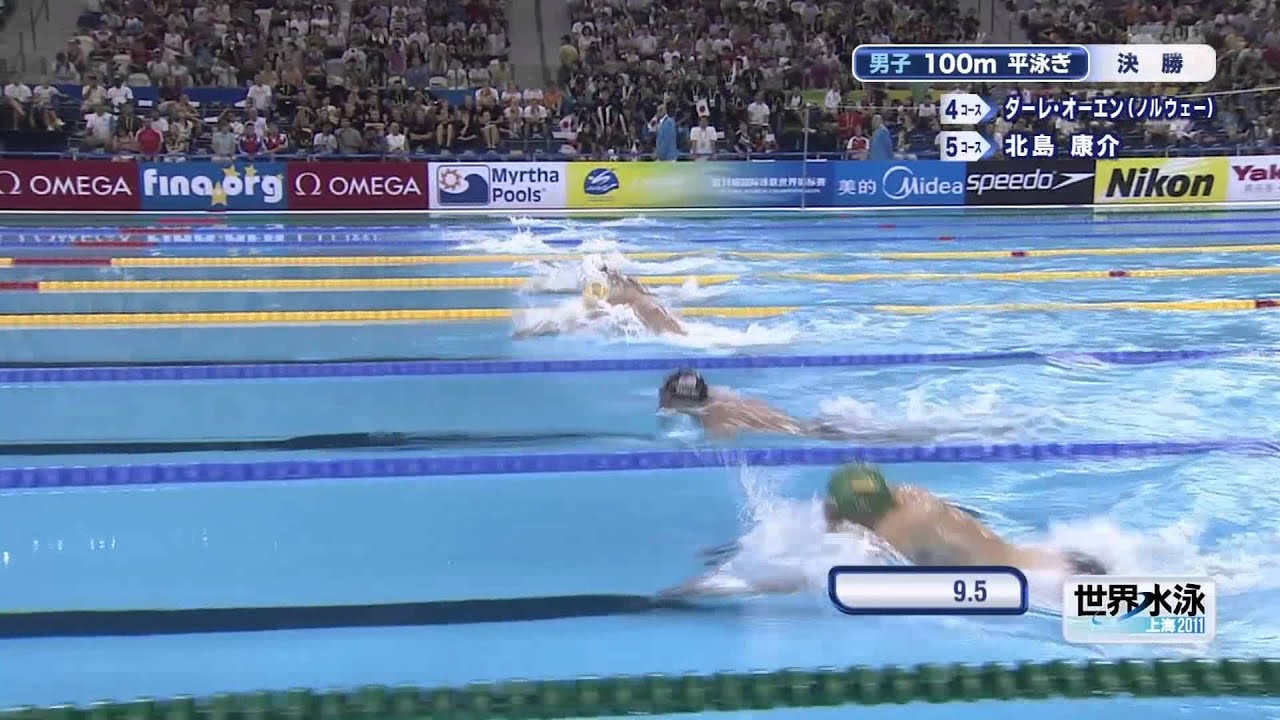 FINA World Championships -- Shanghai 2011　100M breaststroke