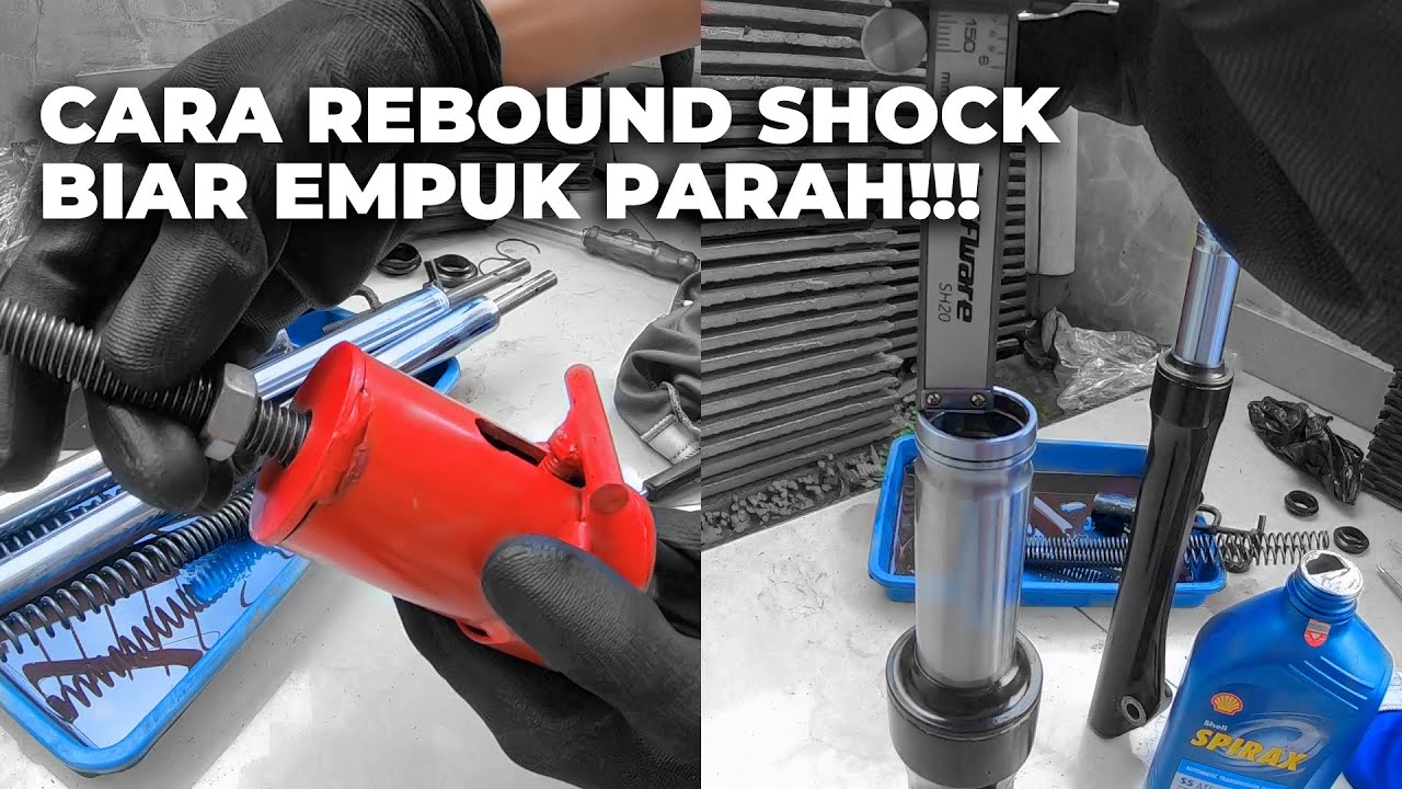 CARA REBOUND SHOCK BIAR EMPUK PARAH!!! #variotechno110 #variokarbu #shockbreaker