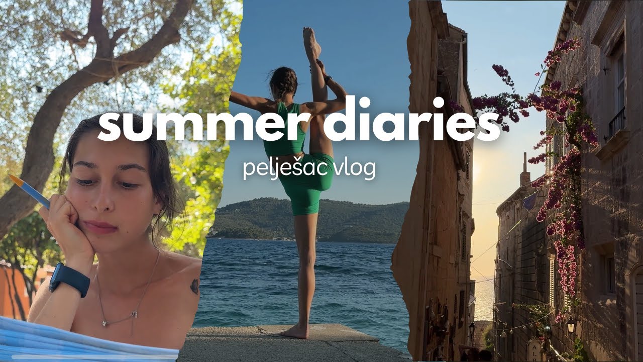 summer diaries I pelješac vlog ☀️