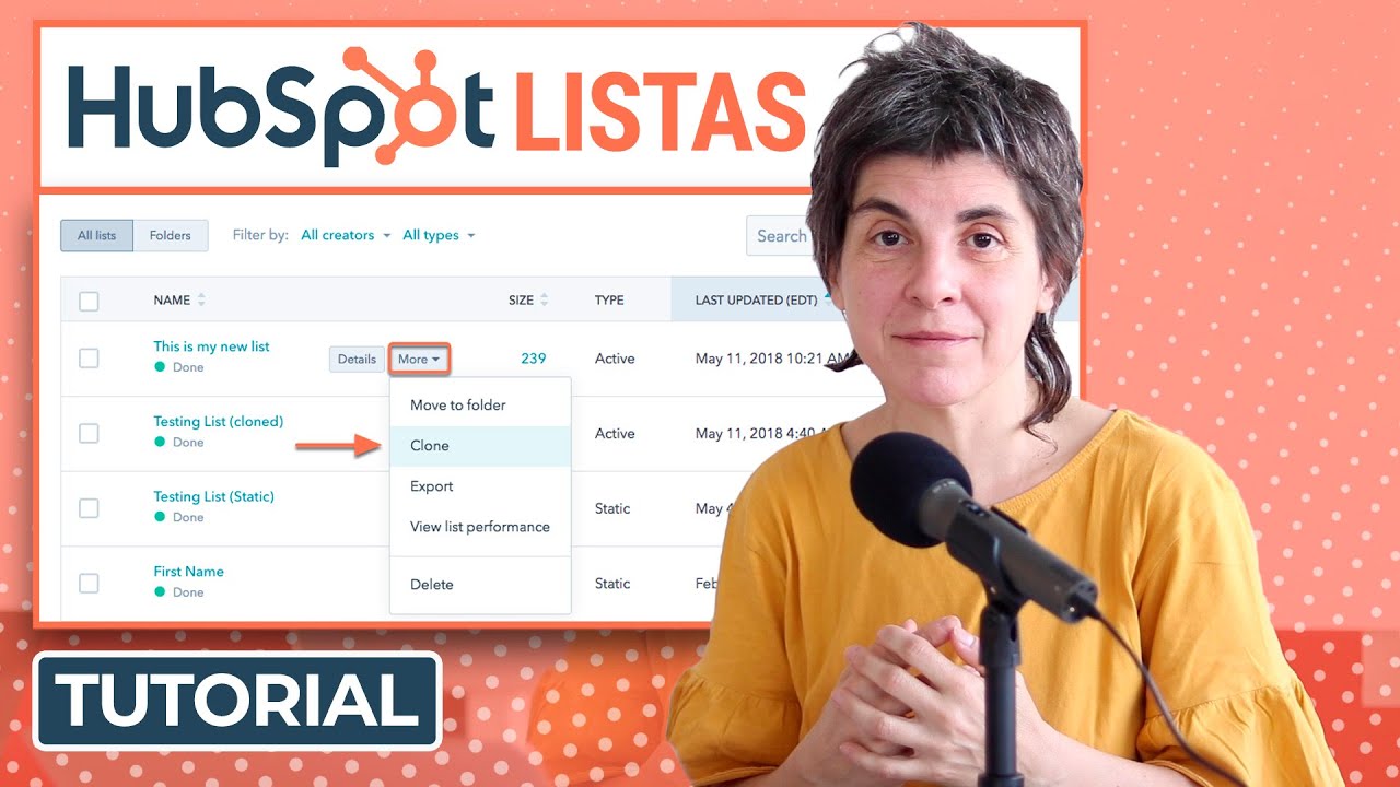 Tutorial HubSpot Listas  ✅ Cómo Crear Listas y Filtrar Contactos