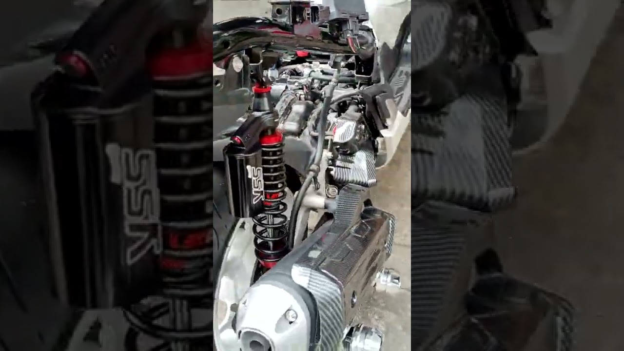 Installed Rear Shock Yss G Sport Smooth Series 365MM PCX160