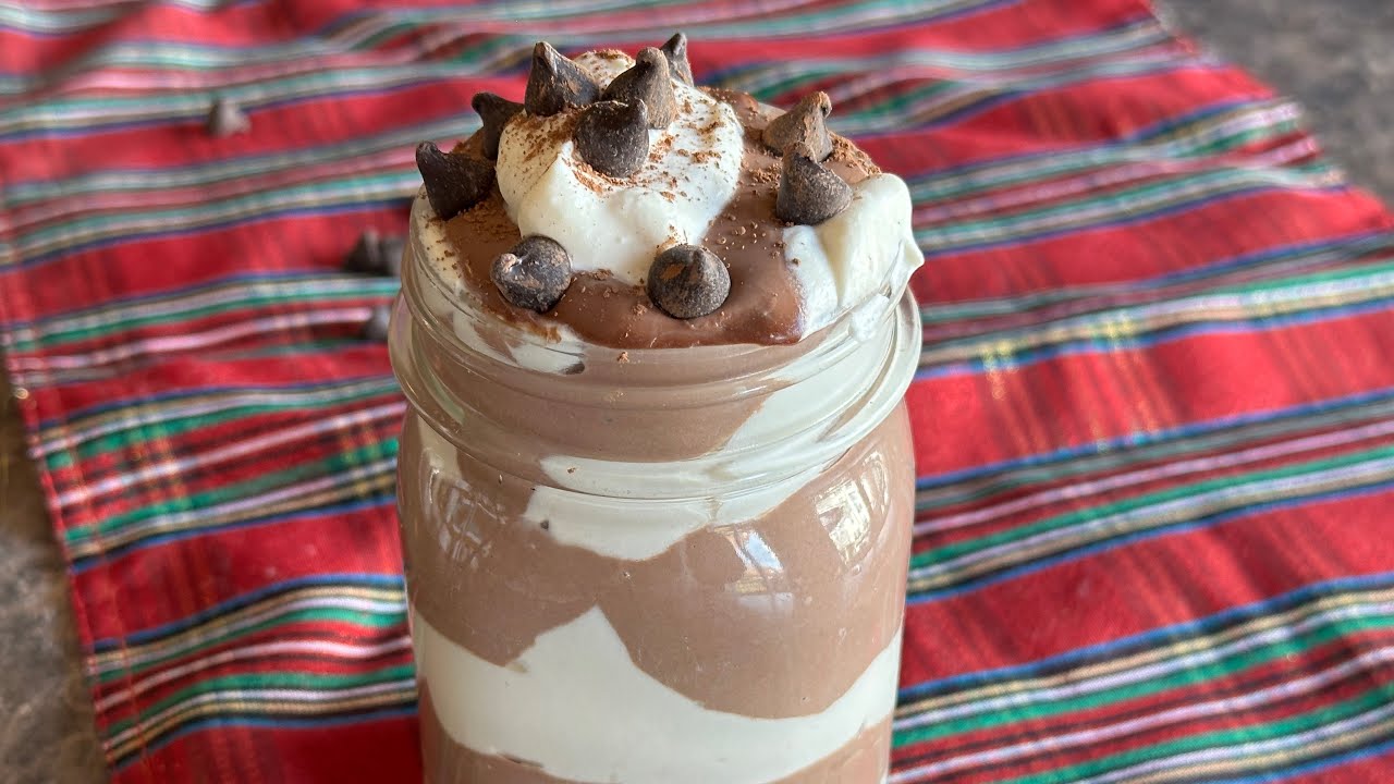 Мусс из творога с горячим шоколадом 🍫 | Высокобелковый кето-десерт