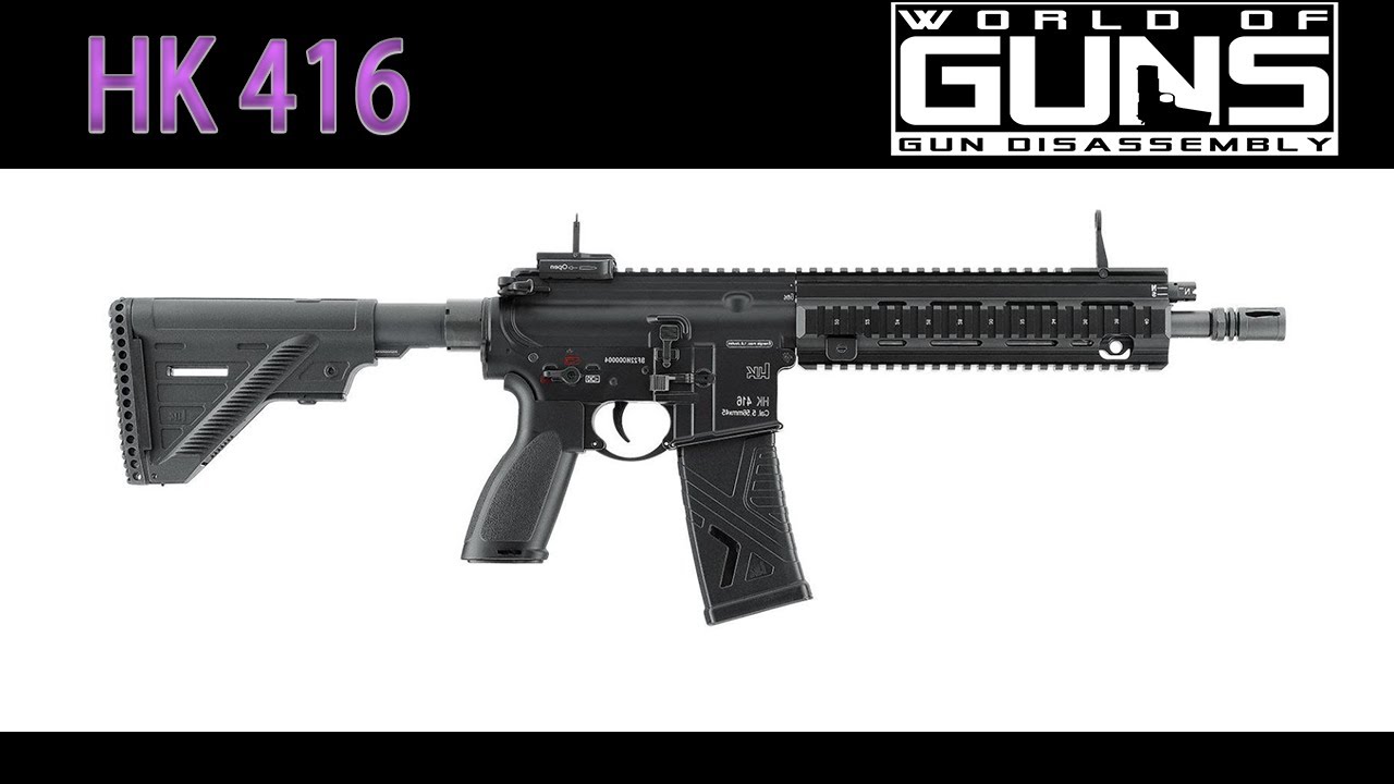 HK 416 полная разборка и сборка в World of Guns: Gun Disassembly