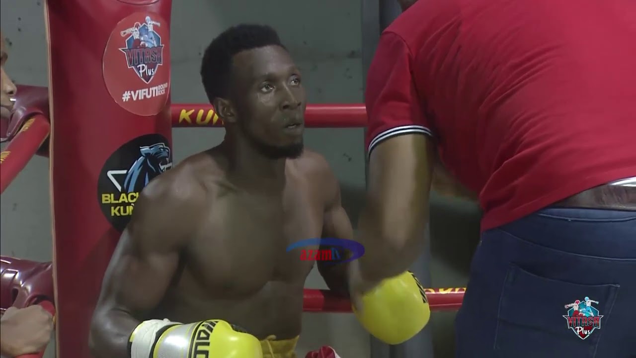 KICKBOXING: Hassan Abdul alivyogaragazwa na  Hussein Hashim kwa TKO - Vitasa Plus 11/03/2021