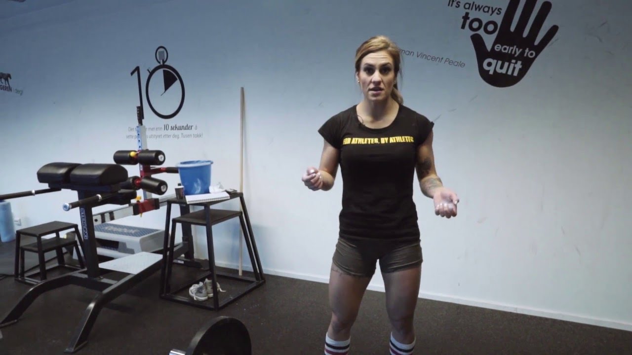 Zekiye Nyland viser teknikk: Olympisk løft - Clean and Jerk