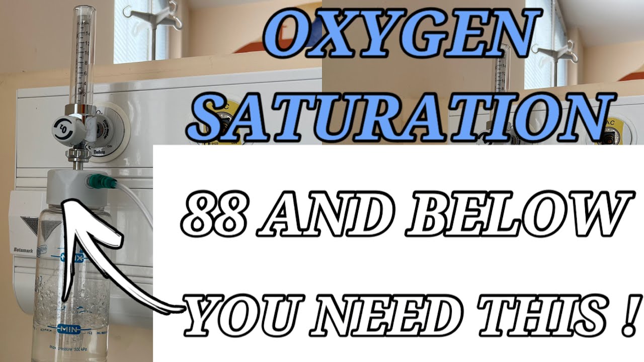 Oxygen Saturation and Oxygen Supply on KIDS. Be careful