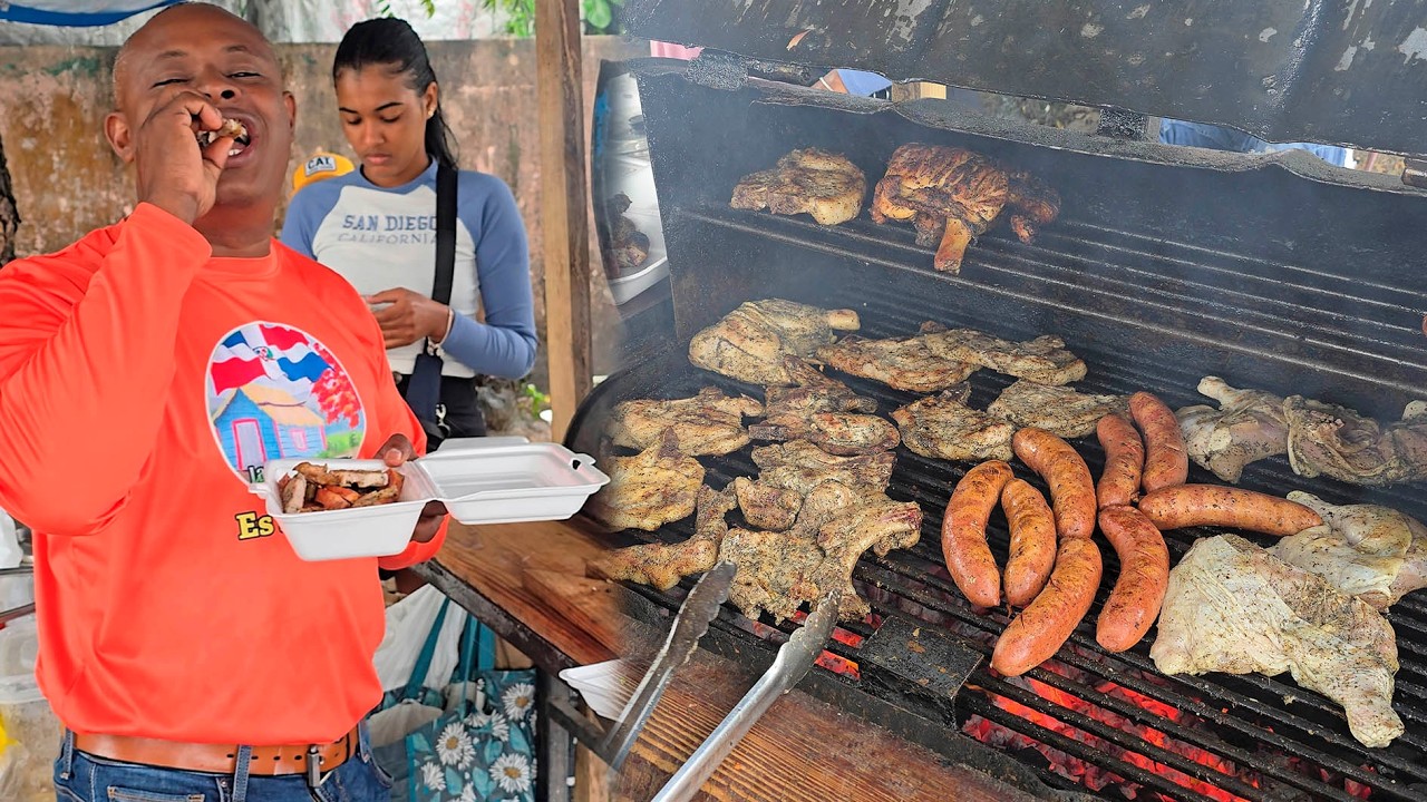 Una deliciosa parrillada de camino al gallo, El Rey Del Salciao