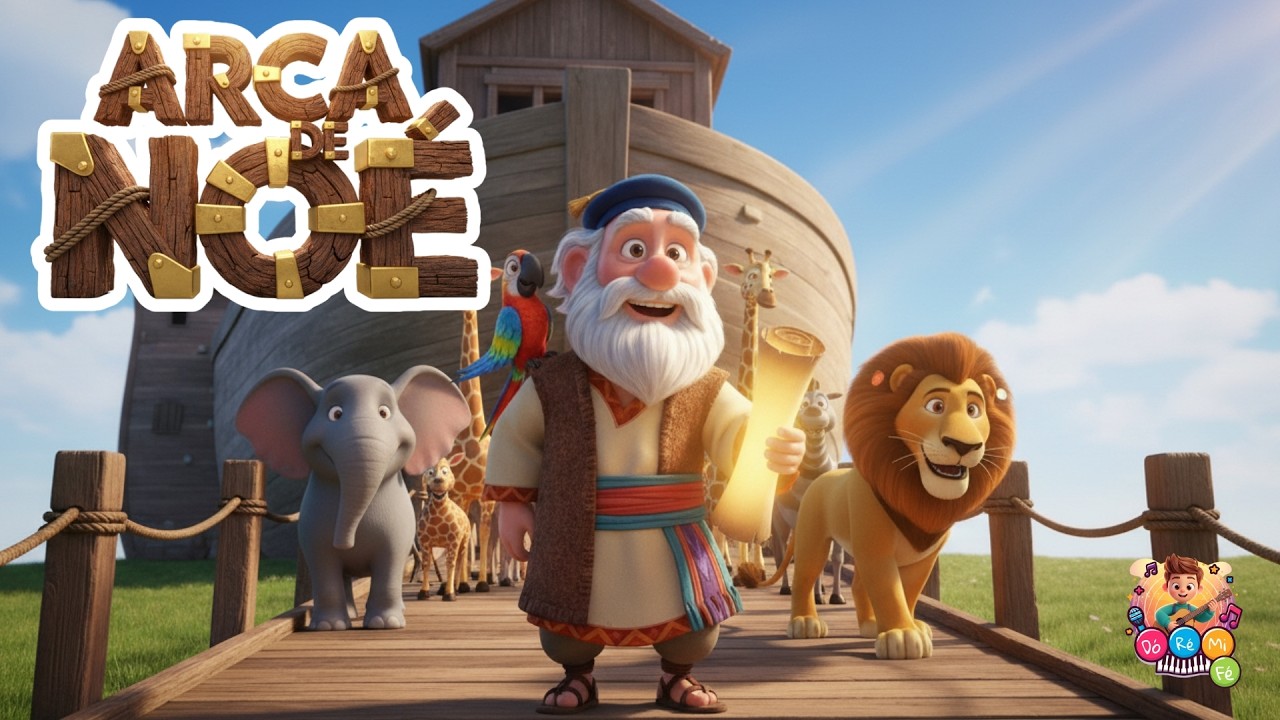 CONSEGUES ADIVINHAR TODOS? 🦁 O Alfabeto Animado da Arca de Noé!