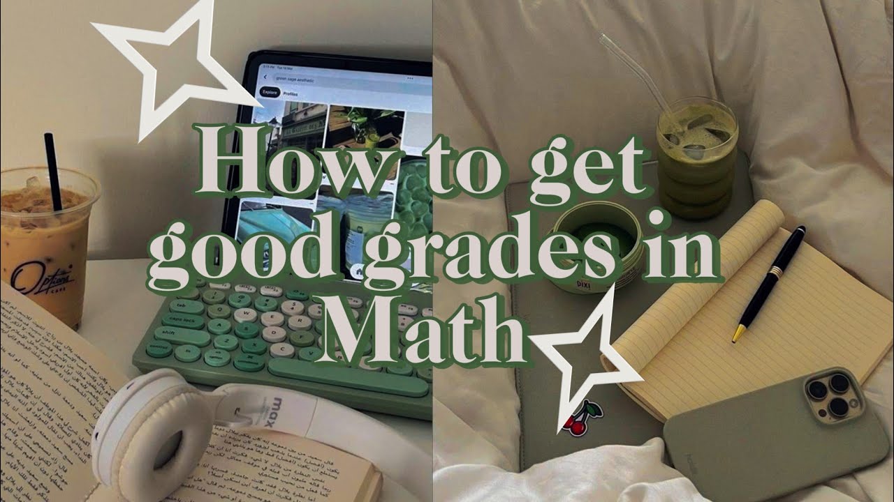 How to get good grades in Math | Get good grades| Study Skills| Aesthetic study tips| Math|