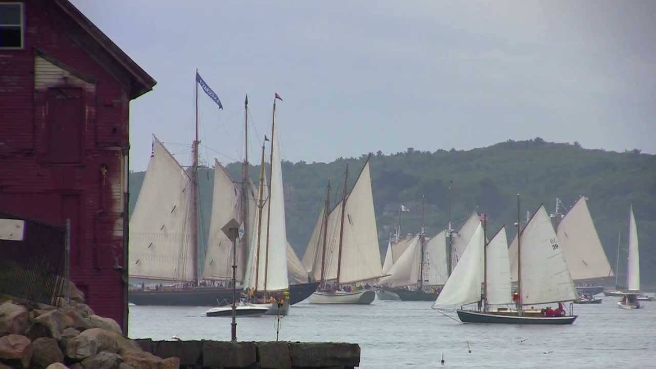 Gloucester Schooner Festival Parade of Sails ~ Time Lapse