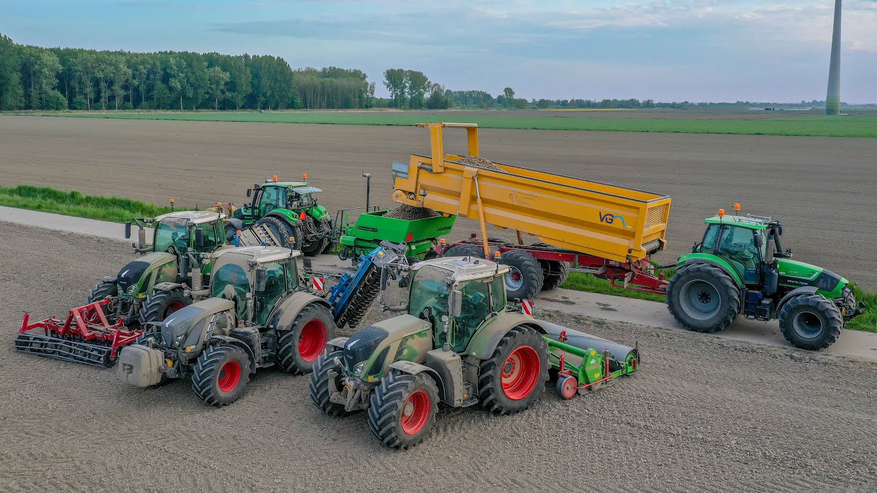 2020 Potato Planting | 2x Fendt 724 + Baselier | Deutz 6190 TTV + Miedema PM40 | MTS Westeringh