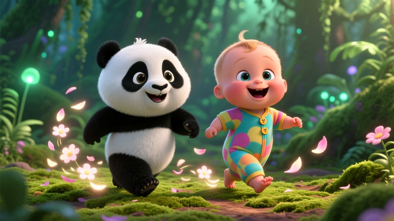 Cute Baby Panda Dance Song | Fun Panda Party Rhyme for Kids | Sing & Groove Along