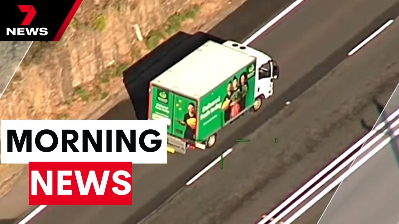 Wild Woolies pursuit, Melbourne stabbinh manhunt, and QLD highway shooting | 7NEWS