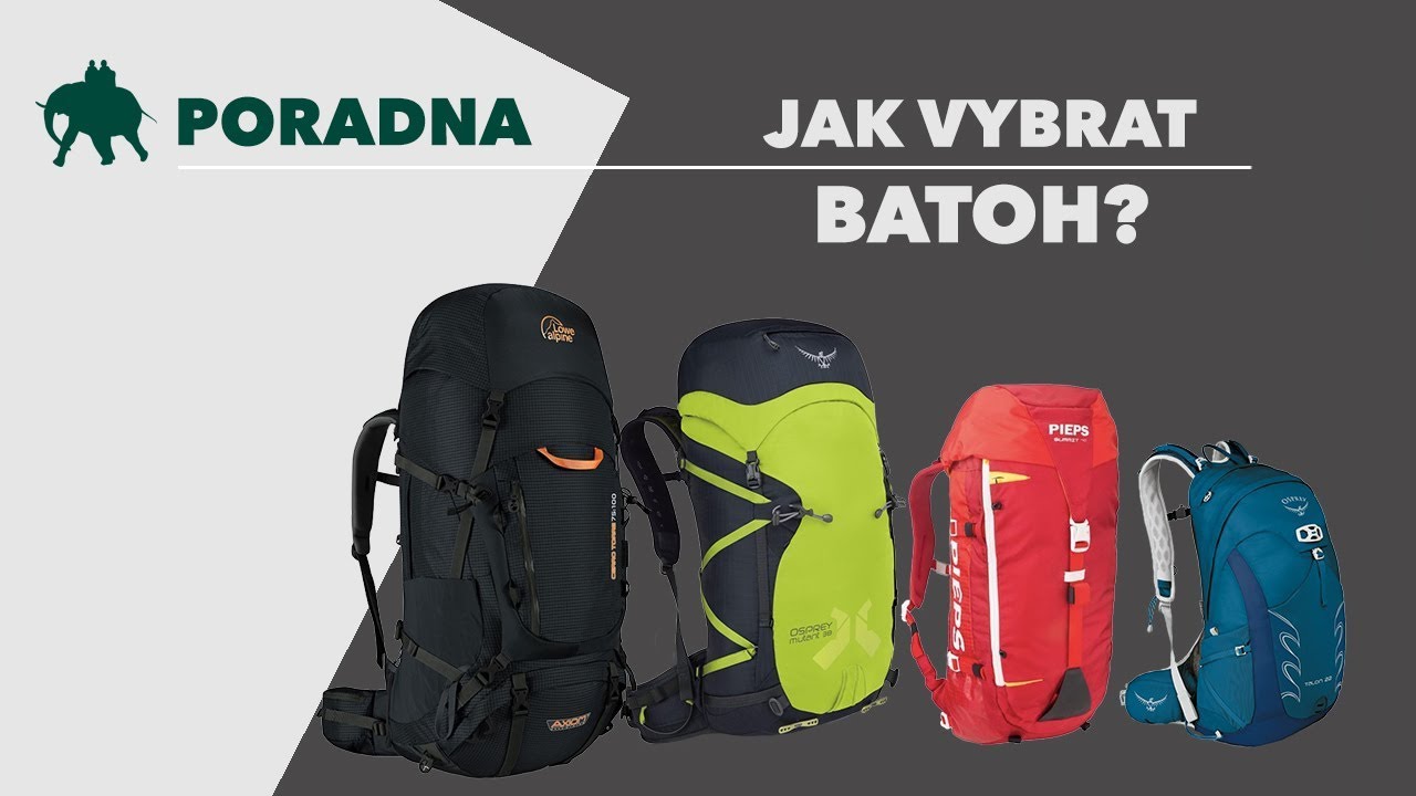 Poradna: Jak správně vybrat batoh? | Hanibal.cz