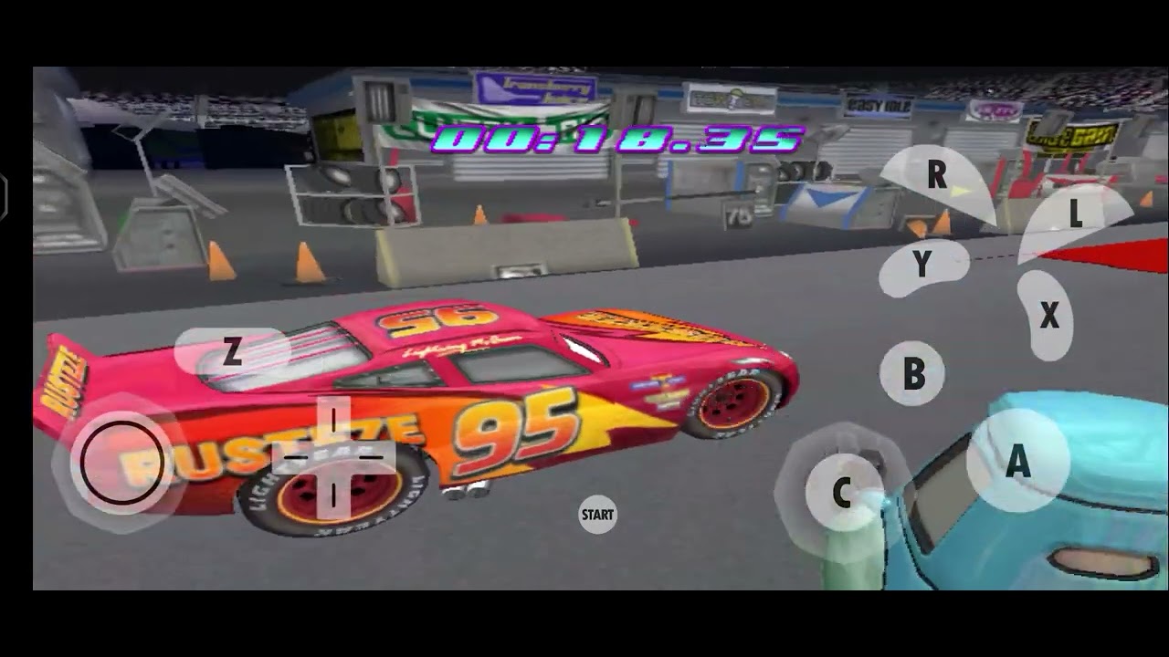 Cars The Videogame GameCube Gameplay #5