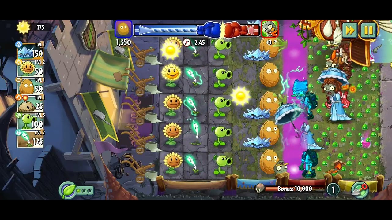 Plants Vs Zombies part #5 mission impossible🔥🔥🔥  #gaming #plantsvszombies #games 