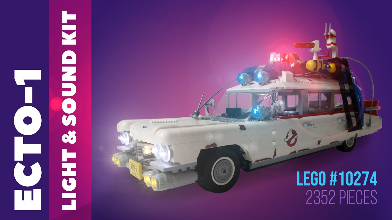 I Upgraded My LEGO ECTO-1 With Lights and Sound Effects