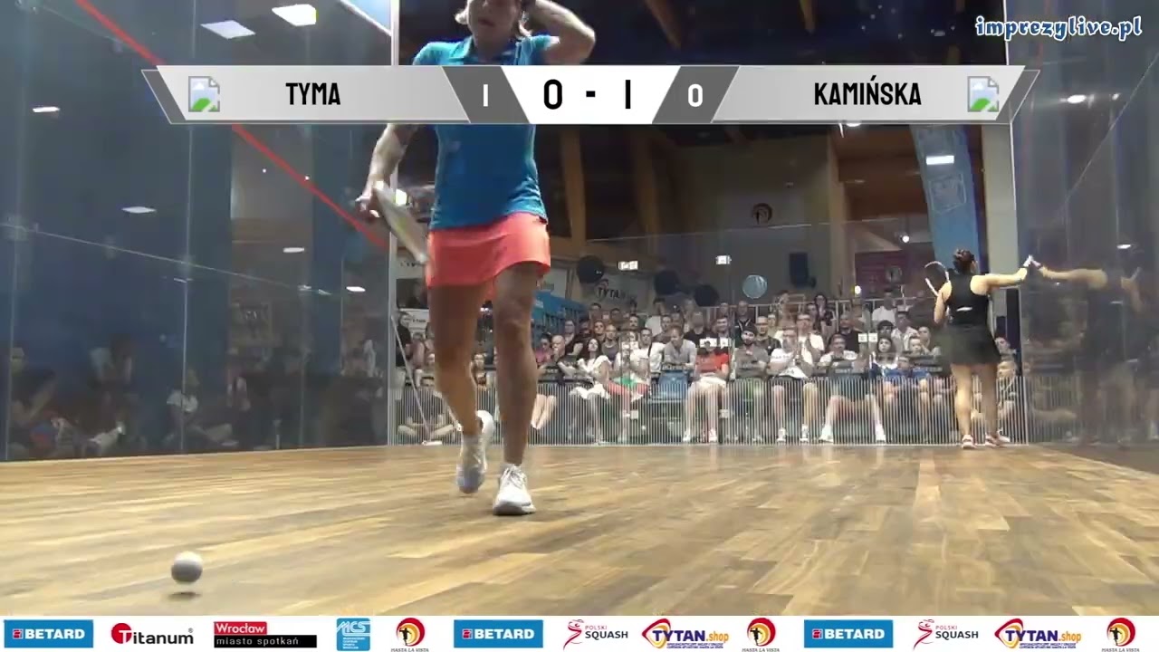 Karina Tyma - Magda Kamińska BETARD Indywidualne Mistrzostwa Polski w Squasha 2023 - finał