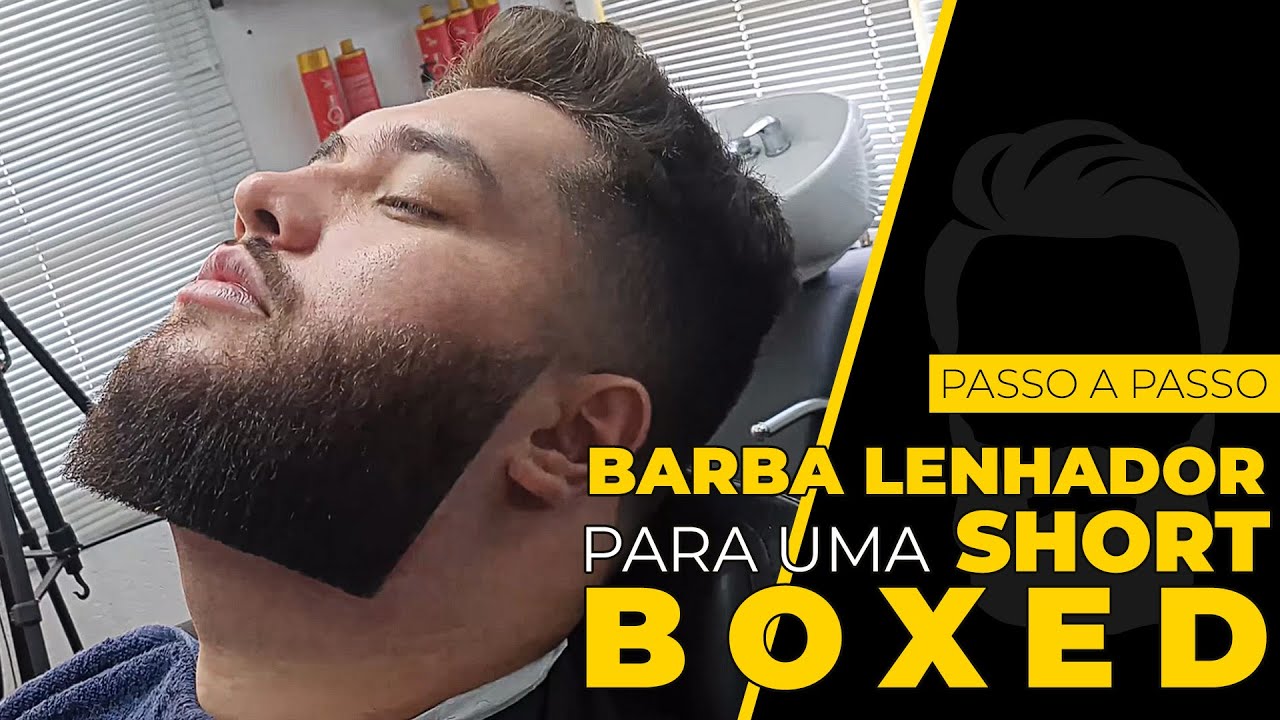 Como Fazer uma Barba Lenhador p/ uma Barba Short Boxed Beard ( Passo a Passo)