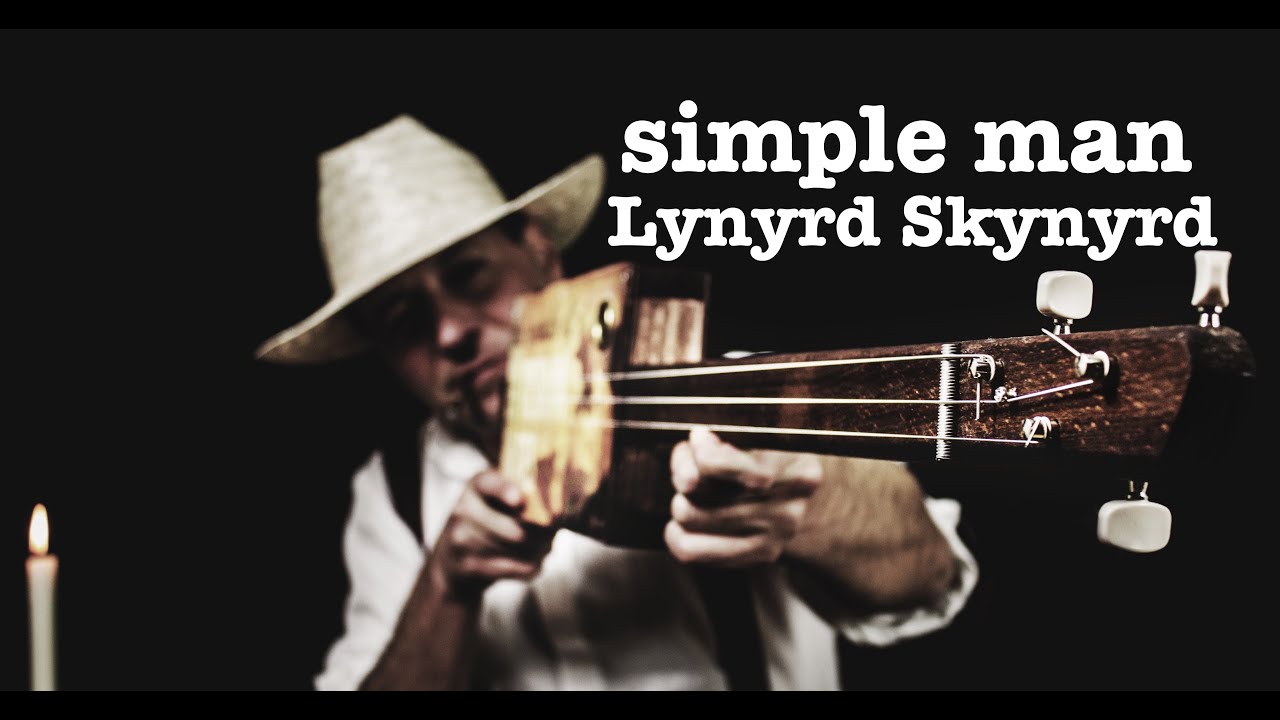 simple man (Lynyrd Skynyrd) auf der Cigarbox Gitarre