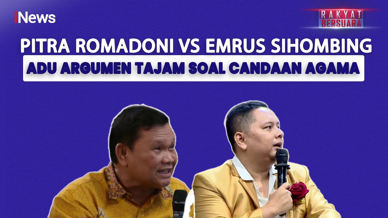 “Agama Bukan Candaan!” Emrus Sihombing Bentrok dengan Pitra Romadoni