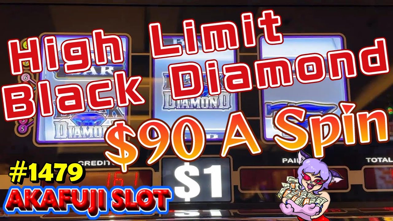 High Limit Black Diamond Platinum Slot Machine @ YAAMAVA Casino 赤富士スロット 高額スロット大損