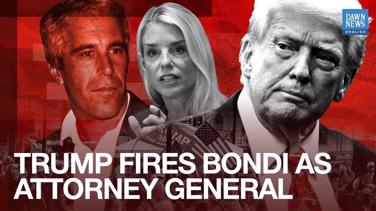 Trump Fires Pam Bondi as US Attorney General, White House Confirms | Dawn News English
