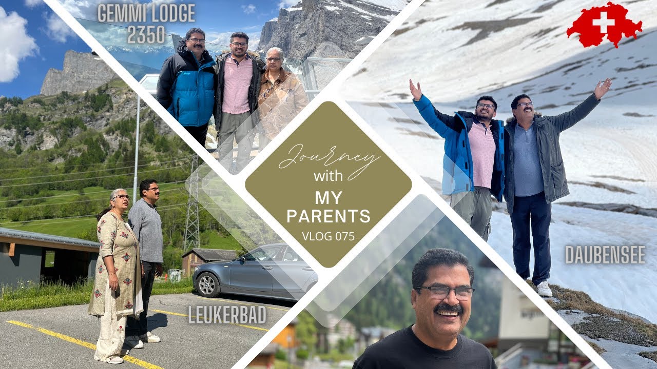 Swiss Alps | Gemmipass Leukerbad | An Unforgettable Adventure with Family | Deepanshu Hans | Hindi