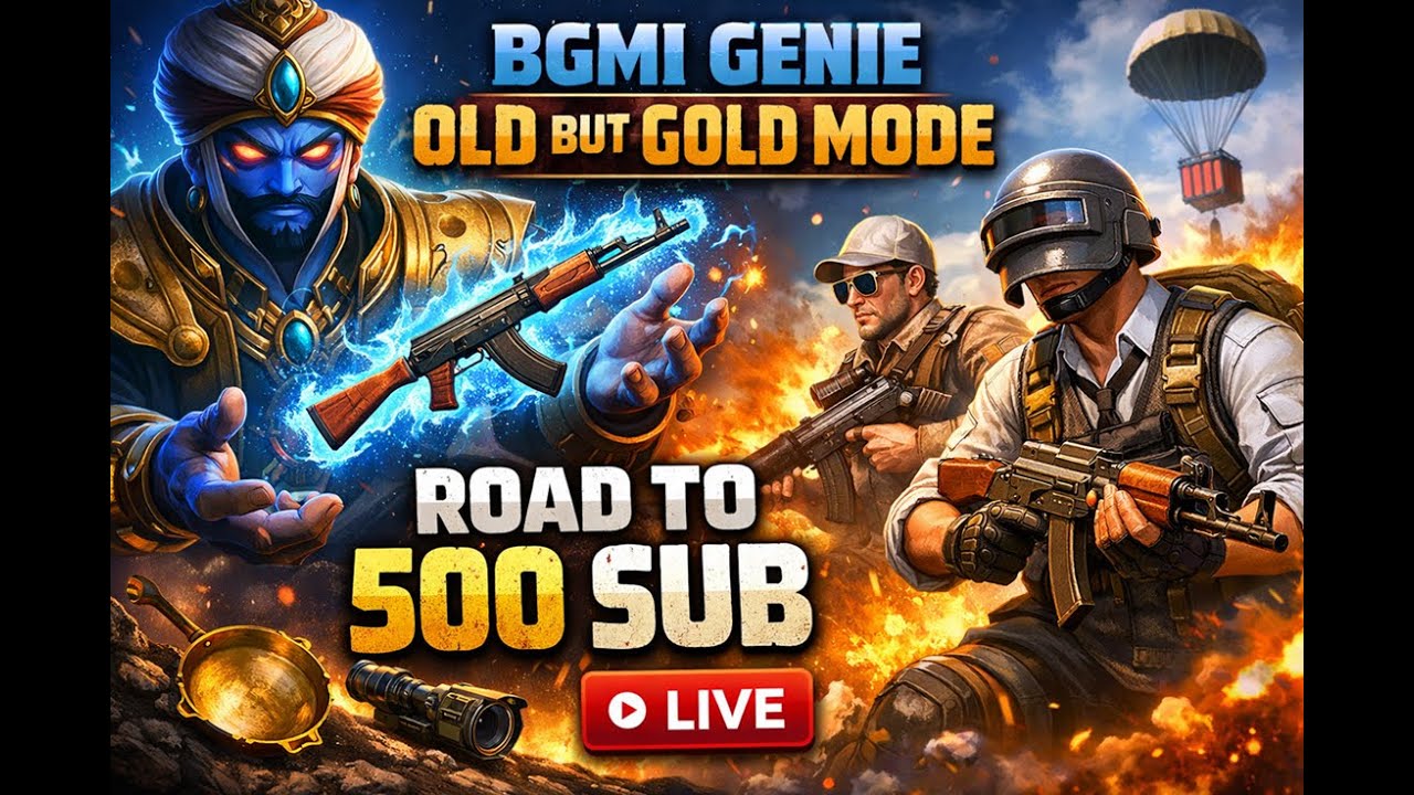 Skyhigh Old But Gold Mode | Road To 500 Sub Please #skyhigh #bgmi #solovssquad #live #fun #gameशुरु