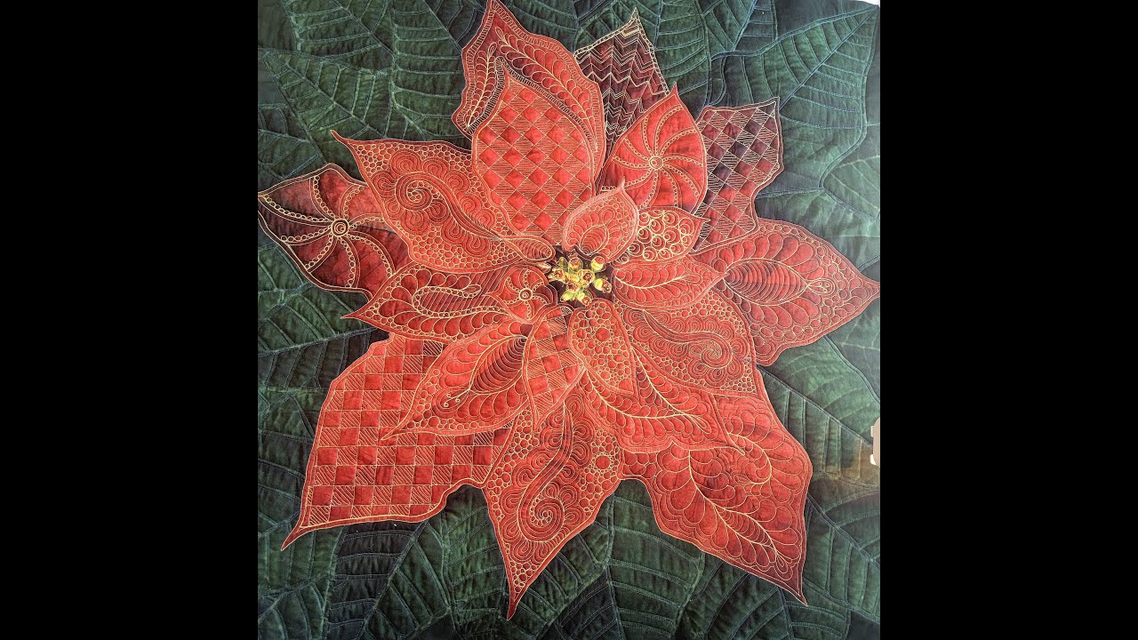 Dream Big Poinsettia Christmas Quilt