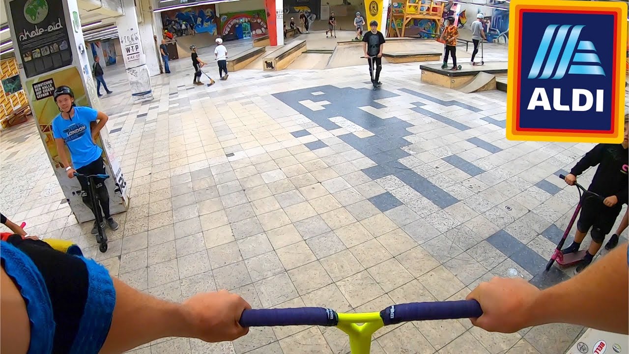 RIDING an ABANDONED SUPERMARKET INDOOR SKATEPARK! *INSANE*
