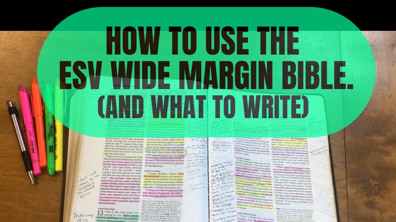 How to Use the ESV Wide Margin Bible | Bible Review